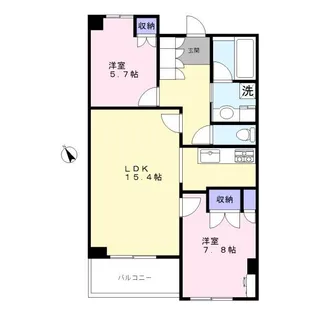 アピス洗足ヴァンテアン【4階】の間取り