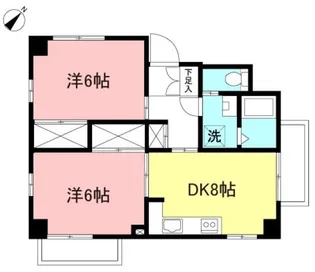 ガーデンハイツ町田【2階】の間取り