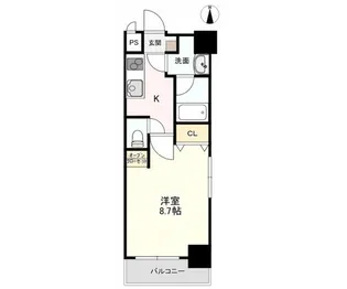 柳町CORAL【7階】の間取り