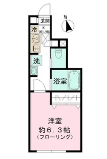ミハス中野新井薬師【1階】の間取り