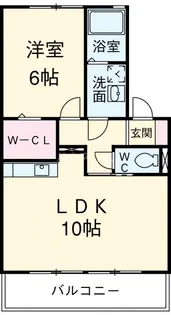 コートデューク松新【2階】の間取り