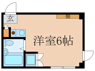 ヒュ-ス鷺ノ宮【2階】の間取り