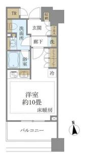 白金ザ・スカイ東棟【45階】の間取り