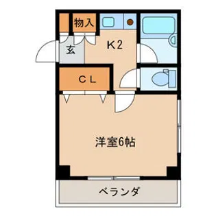 ニューウェステリア春日【4階】の間取り