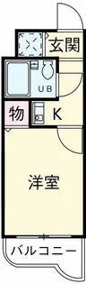 リズ生田【6階】の間取り