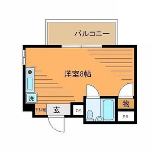 フレンドハイツ西新宿【4階】の間取り