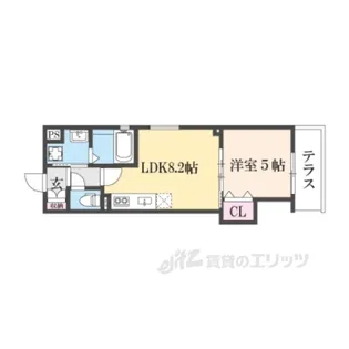 フォレストクリエオーレ城垣町壱番館【3階】の間取り