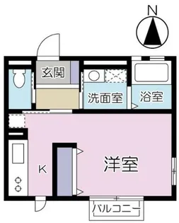 フィオーレ桜ヶ丘【1階】の間取り