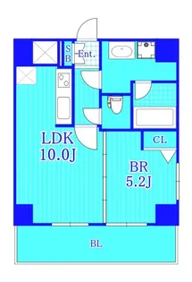 サンクスライフBLD【6階】の間取り