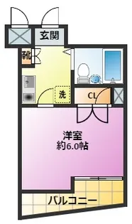 ガーラ武蔵小杉【5階】の間取り