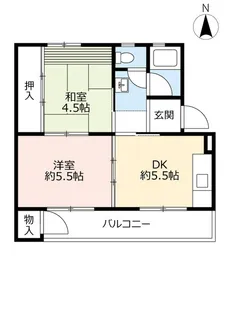 UR岩倉【3階】の間取り