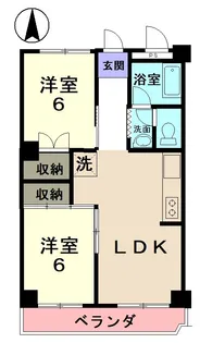 ロイヤルマンション多治見【5階】の間取り