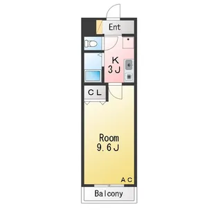A・City岡崎朝日町【3階】の間取り