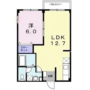 エルディムSI【1階】の間取り