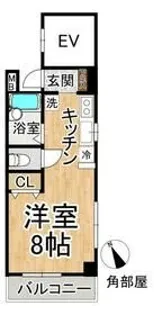 ヨモギダビル【4階】の間取り