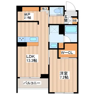 富岳五橋【3階】の間取り