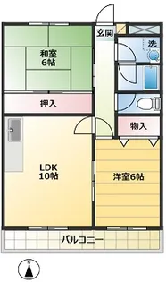 プリムローズ【4階】の間取り