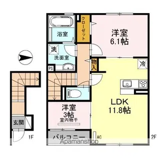 Luxtia【1階】の間取り
