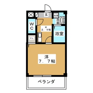 マーベラス栄生【2階】の間取り