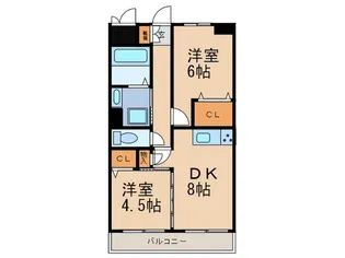 アバンセ六甲パート6【3階】の間取り
