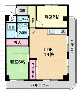 カスカード新田I【3階】の間取り