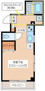 ハイツグレース【3階】の間取り