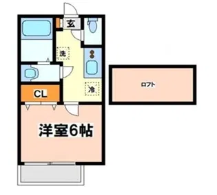 DSコート・21栗谷【2階】の間取り
