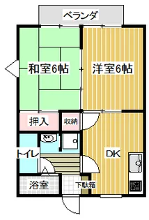 エスポワールK【2階】の間取り