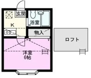 アネックス備後【1階】の間取り
