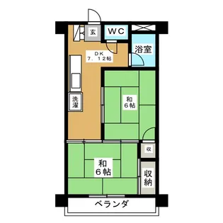 ハミング西船【4階】の間取り