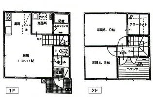 青森県十和田市元町西5【一戸建】の間取り