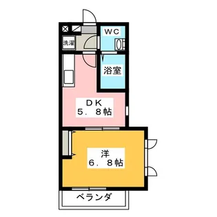 ピアコートTM武蔵関弐番館【5階】の間取り