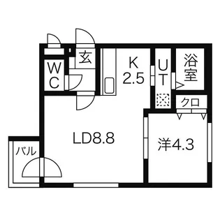 ベルチェドマーニ【2階】の間取り