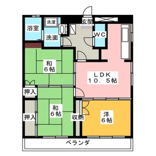 AMITYヤスダ【6階】の間取り