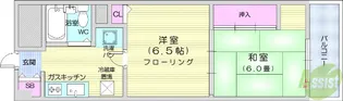 コープ野村花壇B棟【4階】の間取り