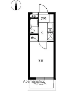 スカイコート白楽第2【3階】の間取り