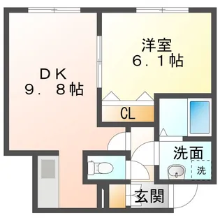 Da La Tour(ドゥ ラ トゥール)【1階】の間取り