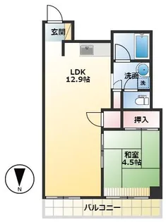 京王熱川マンション【7階】の間取り