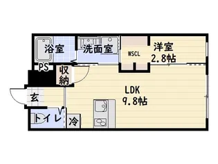 KANOA【1階】の間取り