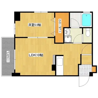 ロータスエイト【2階】の間取り