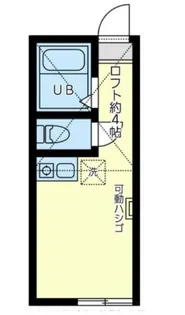 ユナイト天王町アディッティァ【1階】の間取り