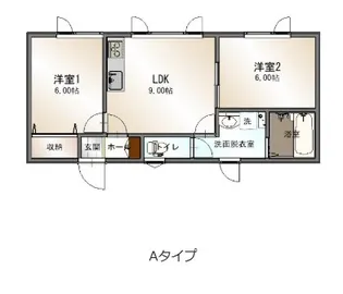 あっとほーむ3【1階】の間取り