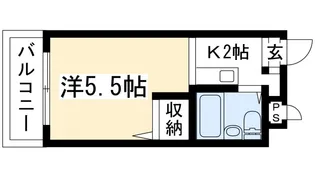 日の出ハイツ【3階】の間取り