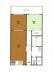 オスカー藤田【3階】の間取り