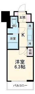 オーパスホームズ南行徳【14階】の間取り