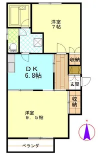シルクロード3【2階】の間取り