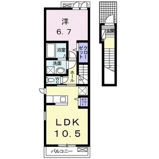 Luminex EtoileIX【2階】の間取り