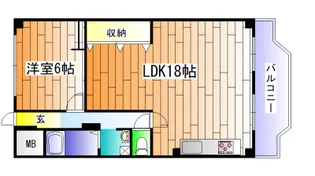 高取台グリーンハイツA棟【1階】の間取り