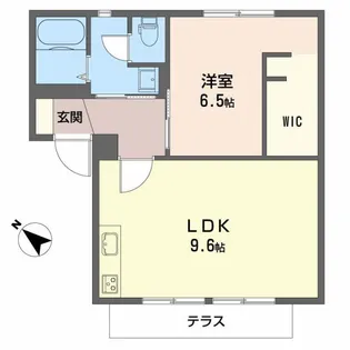 アミイコート【1階】の間取り