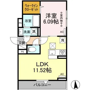 プリマ本厚木【2階】の間取り